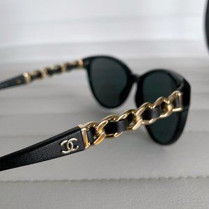 Authentic Chanel CC Chain Sunglasses 5215Q